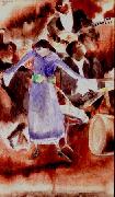 Charles Demuth The Jazz Singer oil on canvas